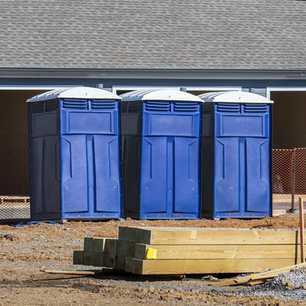 what is the maximum capacity for a single porta potty in Climax